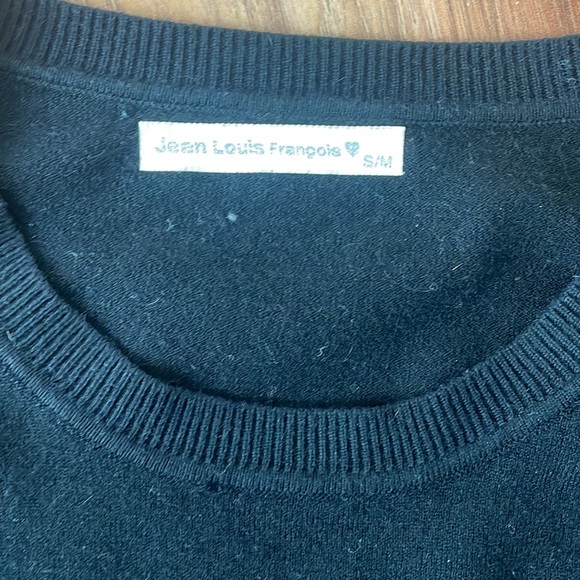 Black crew neck sweater - Picture 2 of 3